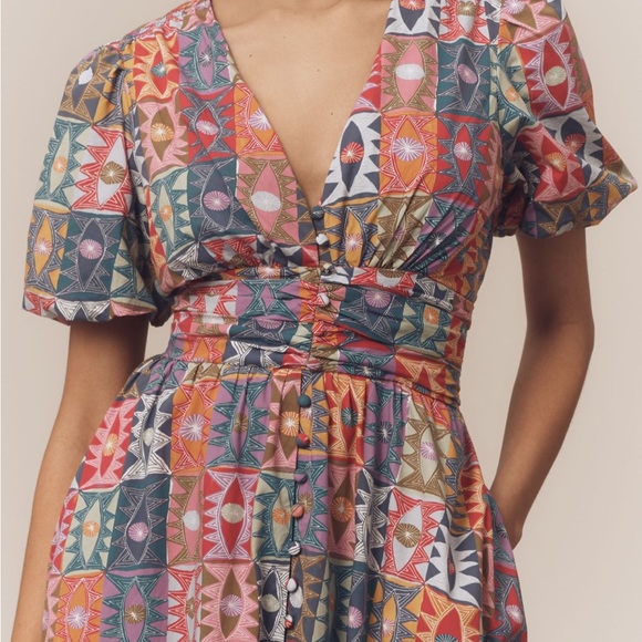 Anthropologie Katerina Button-Front Dress: Nancy McKie Edition - Picture 3 of 11